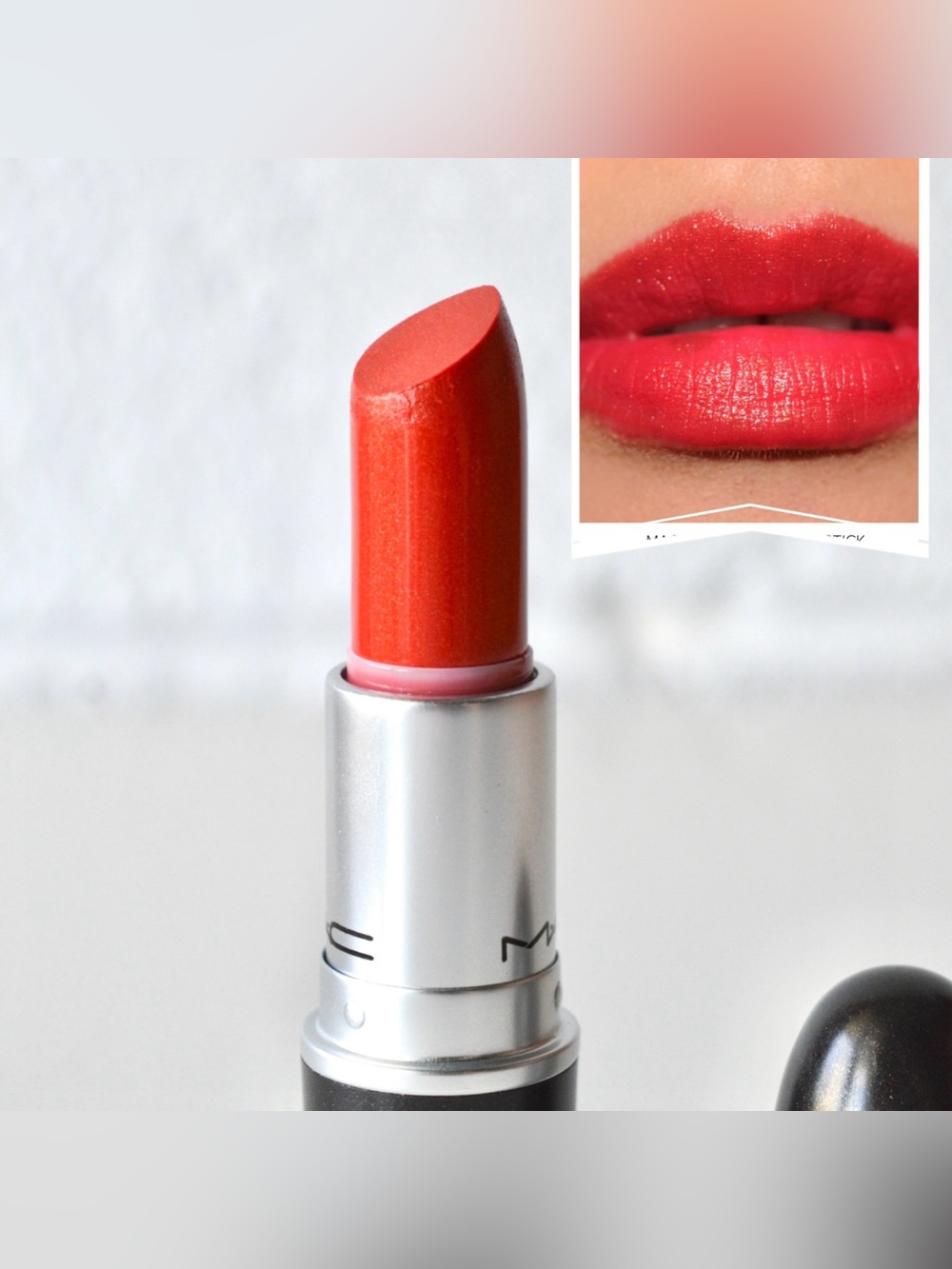 MAC Cosmetics Lipstick *SWEET SAKURA* Bright Red  Discontinued